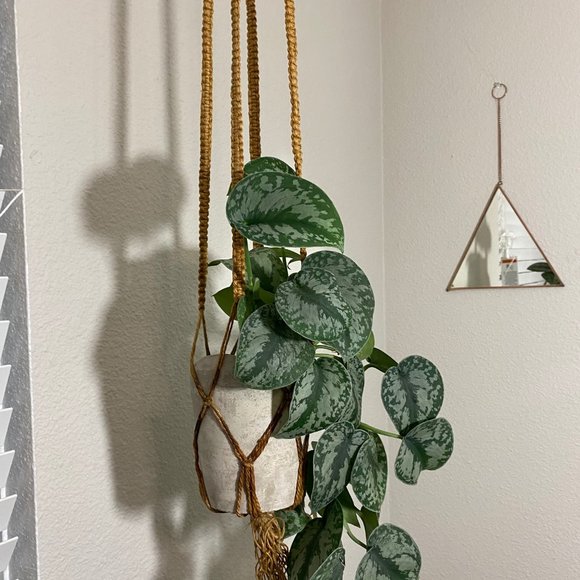 Vintage Twine Hand Crafted Macrame Plant Holder